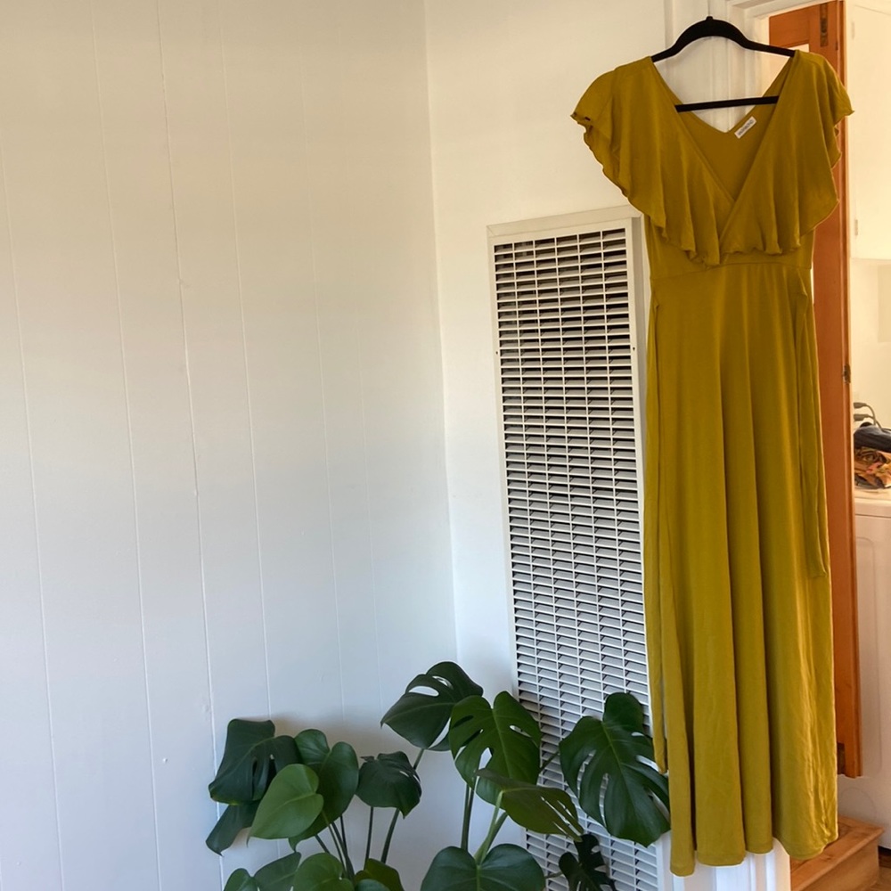 Vagabond mustard dress